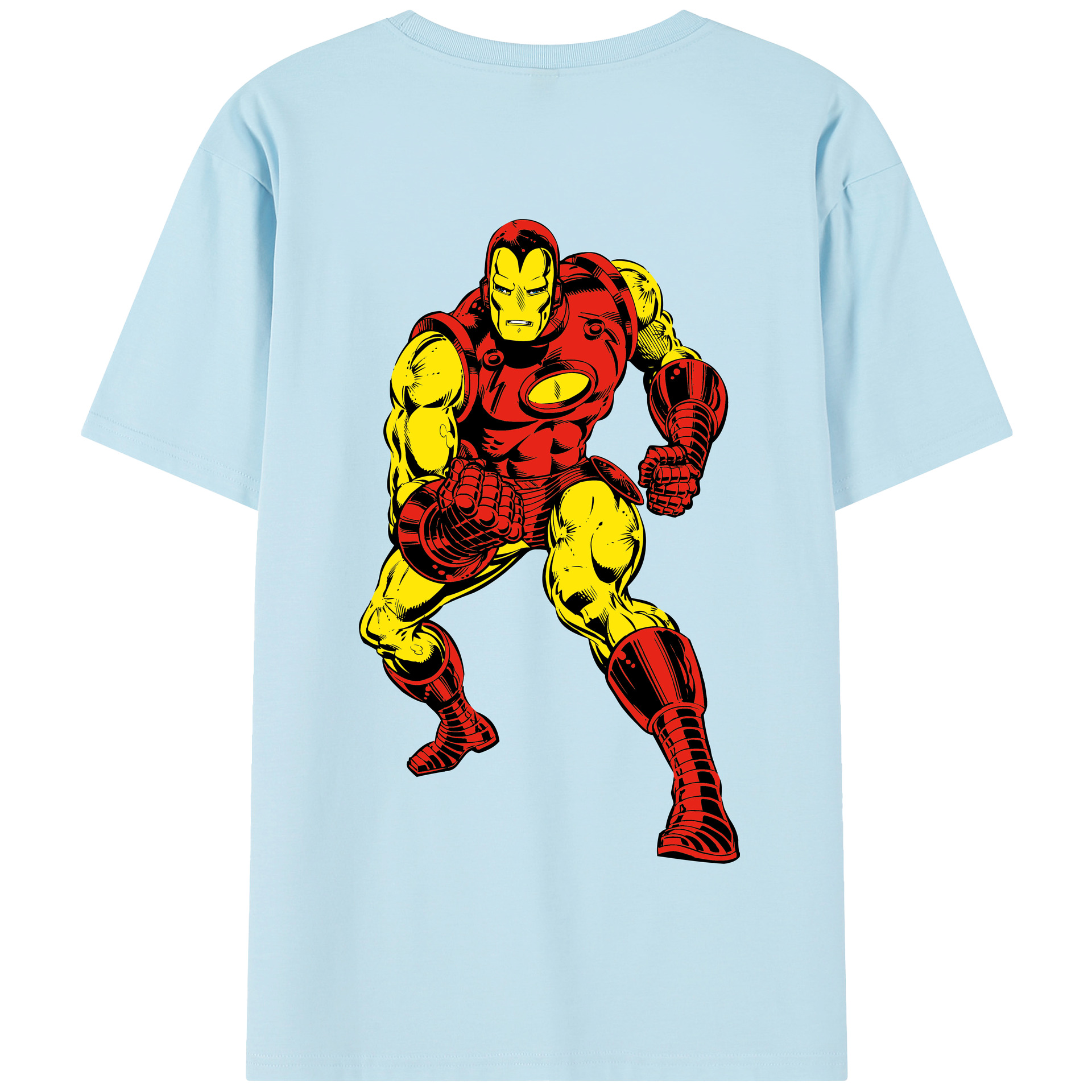 （画像用） アベンジャーズ The Avengers 綿100％半袖Tシャツ（背面プリント）
